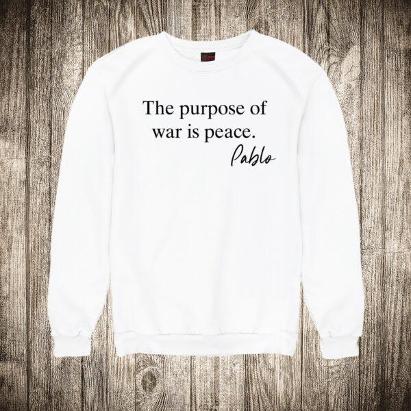 duks bez kapuljace boja bela slika pablo escobar the purpose of war is peace