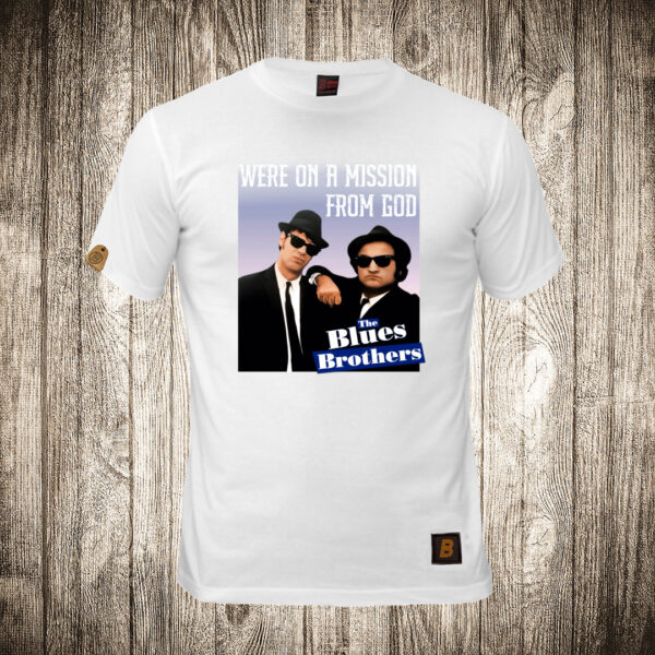 decija majica boja bela slika the blues brothers