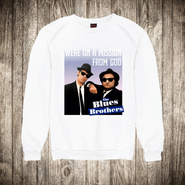 duks bez kapuljace boja bela slika the blues brothers