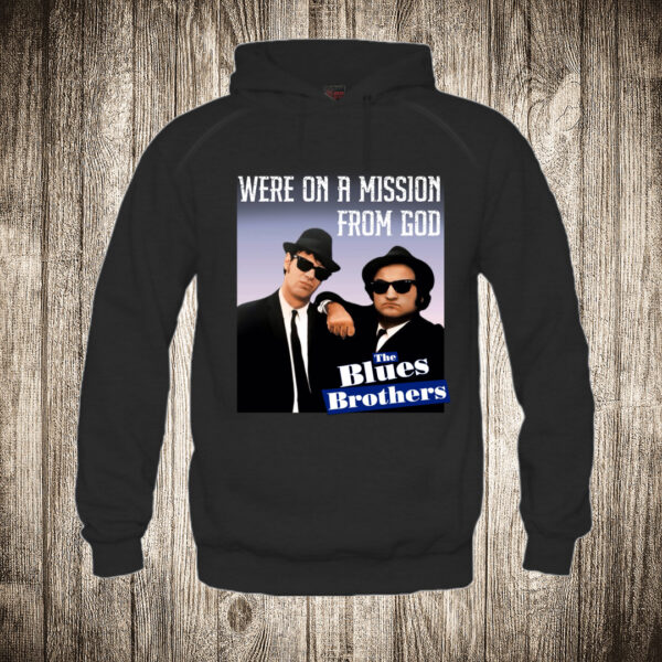 duks sa kapuljacom boja crna slika the blues brothers