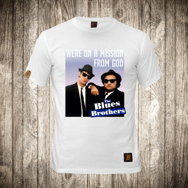 muska majica boja bela slika the blues brothers