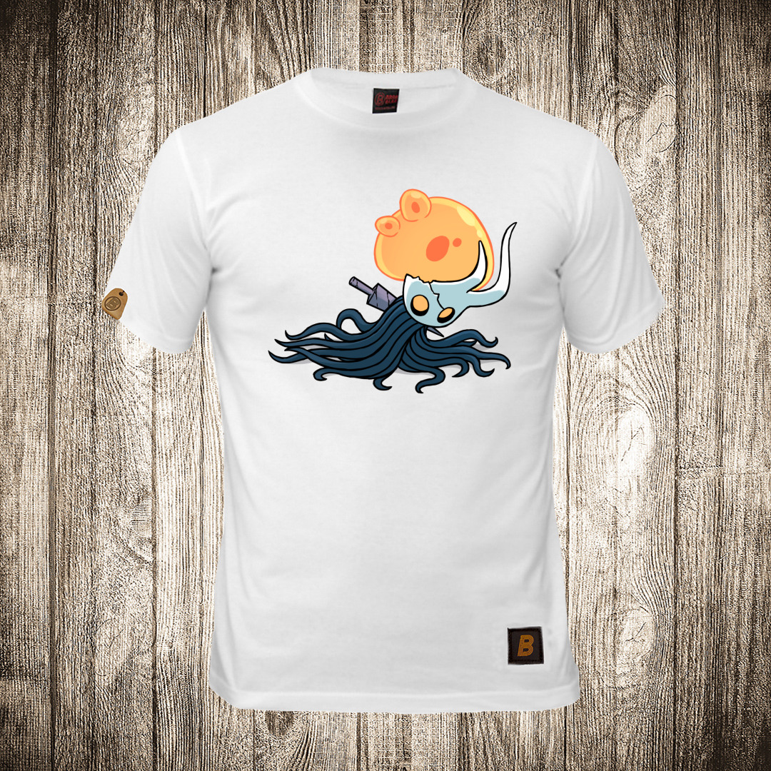 Muška majica bele boje sa motivom Hollow Knight - Silksong 2 muska majica boja bela slika hollow knight silksong 2