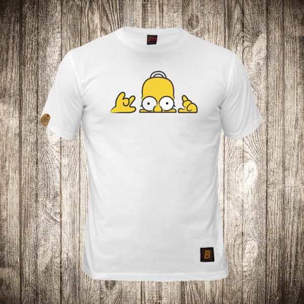 decija majica boja bela slika homer 9 simpsonovi