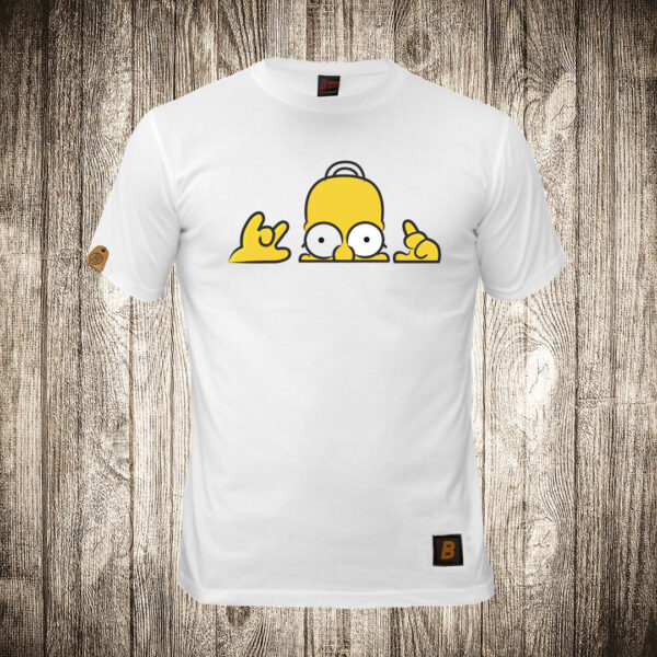 muska majica boja bela slika homer 9 simpsonovi