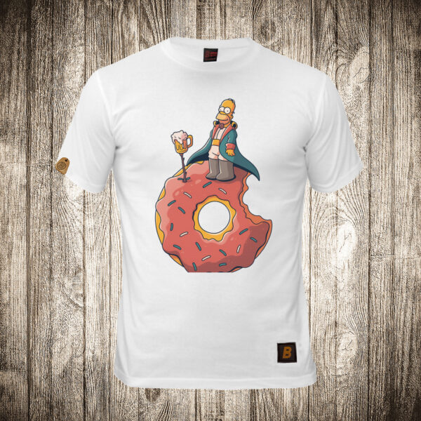 decija majica boja bela slika homer simpson kao mali princ