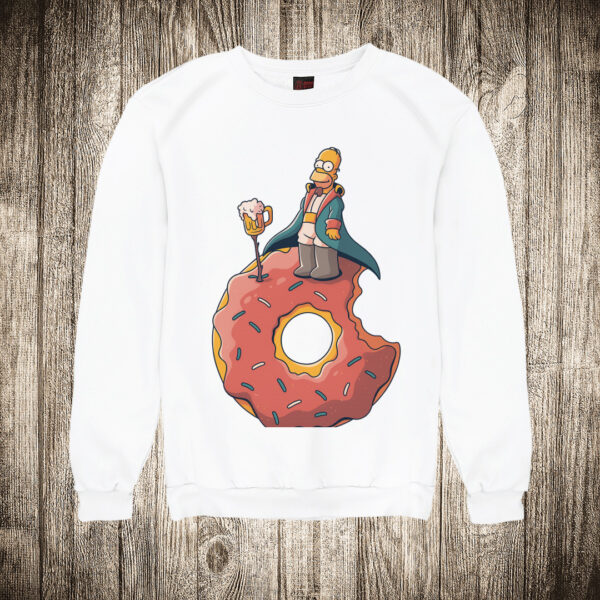 duks bez kapuljace boja bela slika homer simpson kao mali princ