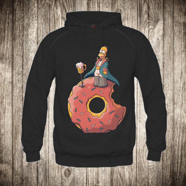 duks sa kapuljacom boja crna slika homer simpson kao mali princ