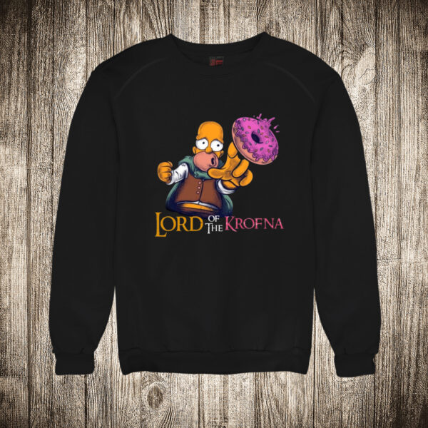 duks bez kapuljace boja crna slika homer simpson lord of the krofna