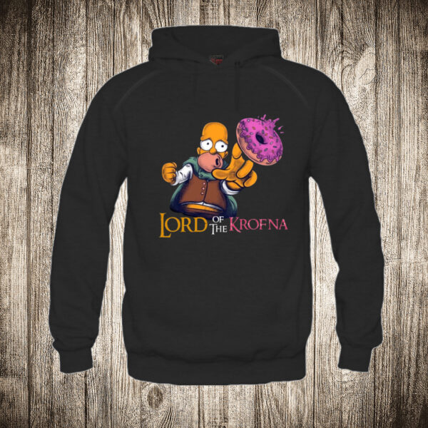 duks sa kapuljacom boja crna slika homer simpson lord of the krofna