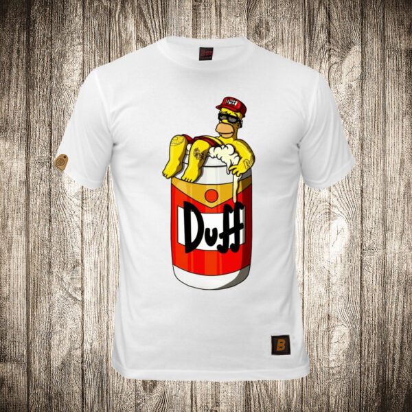 decija majica boja bela slika homer simpson u limenci piva