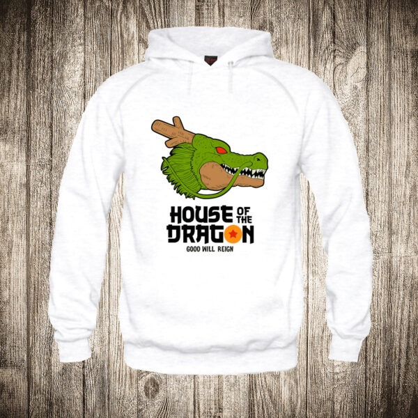 duks sa kapuljacom boja bela slika house of dragon dragon ball