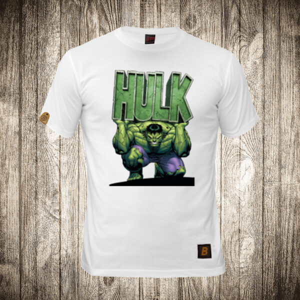 decija majica boja bela slika hulk 2