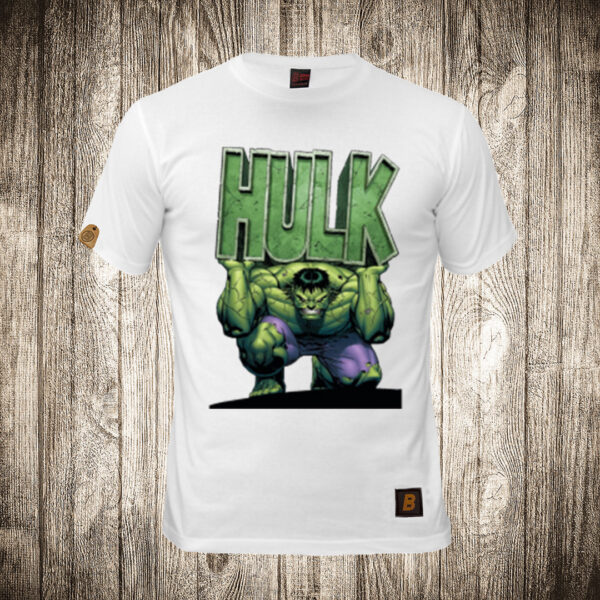 muska majica boja bela slika hulk 2