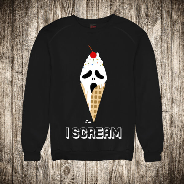 duks bez kapuljace boja crna slika i scream ice cream sladoled vrisak