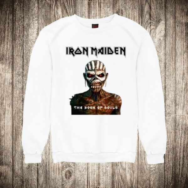 duks bez kapuljace boja bela slika iron maiden 2