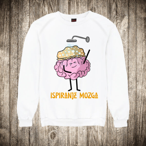 duks bez kapuljace boja bela slika ispiranje mozga