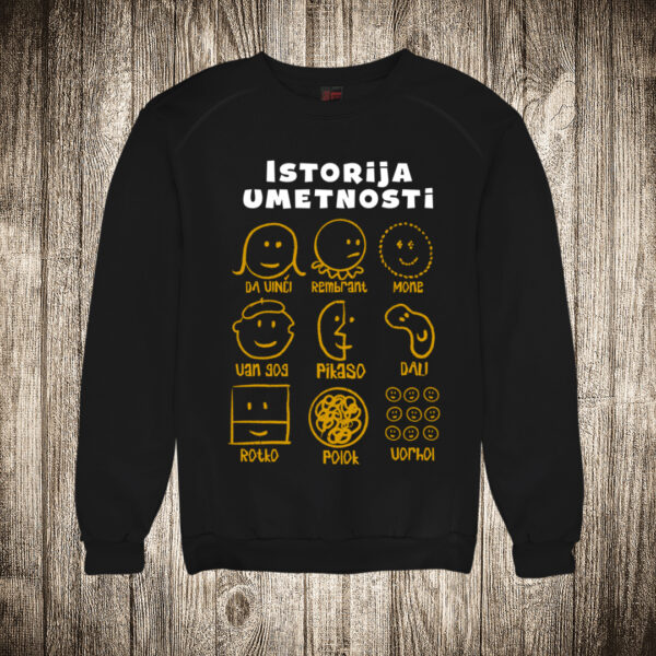 duks bez kapuljace boja crna slika istorija umetnosti stilovi crteza umetnika