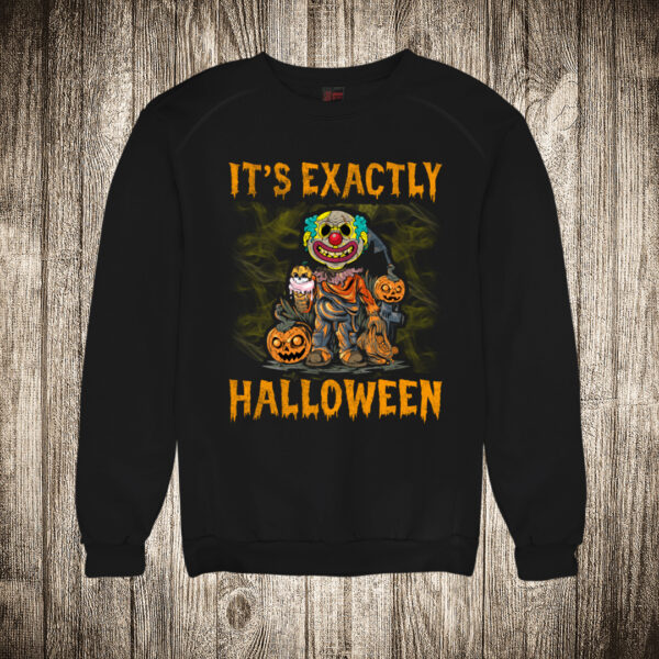 duks bez kapuljace boja crna slika its exactly hallowen