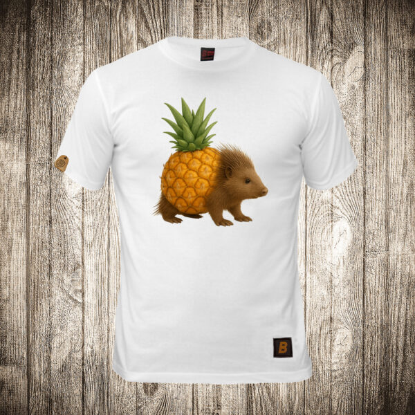 decija majica boja bela slika jez ananas