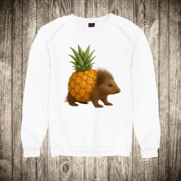 duks bez kapuljace boja bela slika jez ananas