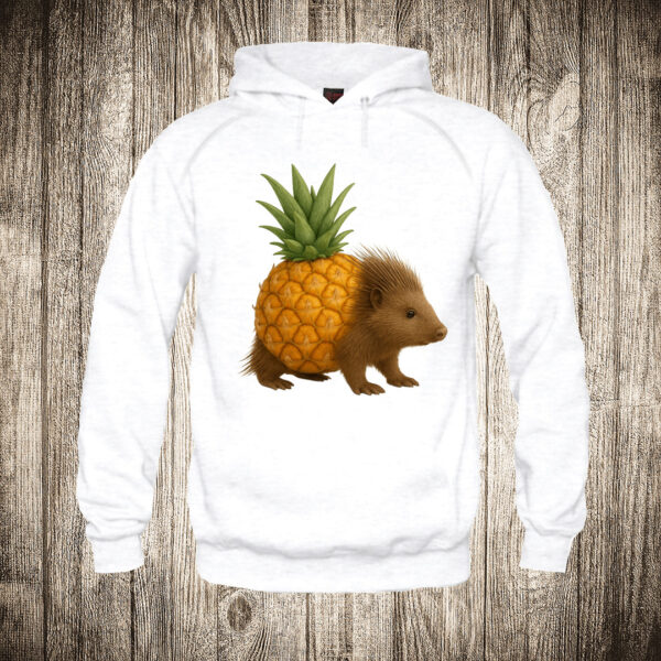 duks sa kapuljacom boja bela slika jez ananas