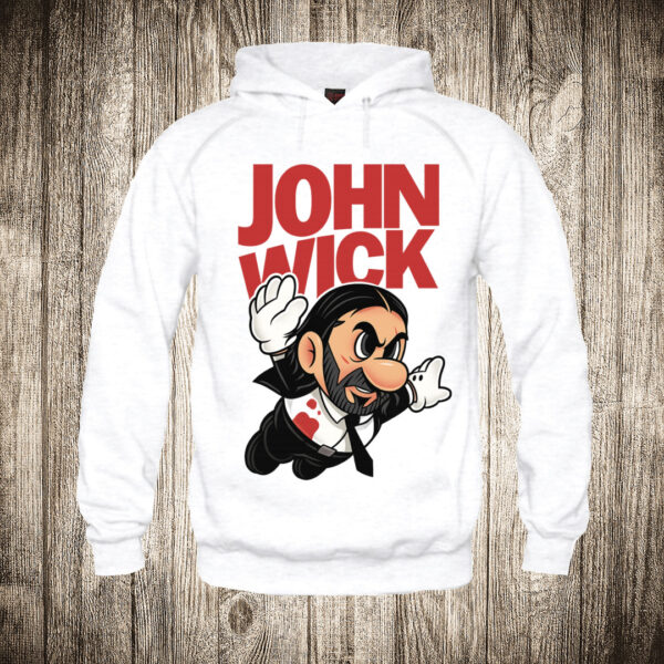 duks sa kapuljacom boja bela slika john wick crtani 1