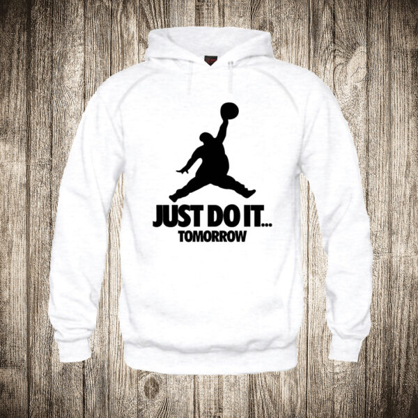 deciji duks boja bela slika just do it tomorrow jordan