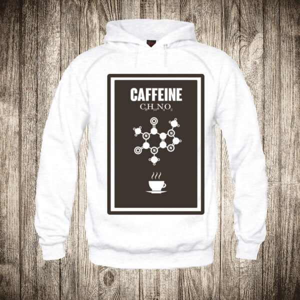 duks sa kapuljacom boja bela slika kafa 9 caffeine