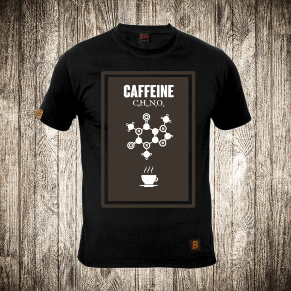 muska majica boja crna slika kafa 9 caffeine