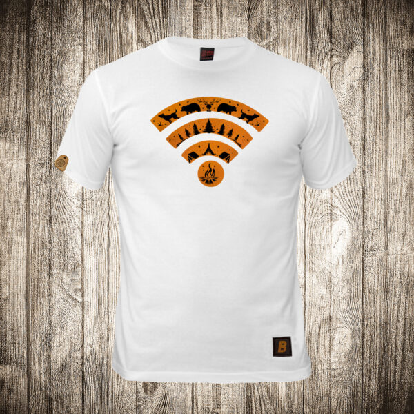 decija majica boja bela slika kapovanje priroda wi fi znak