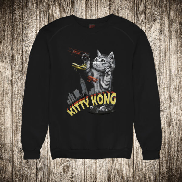 duks bez kapuljace boja crna slika kitty kong macka king kong