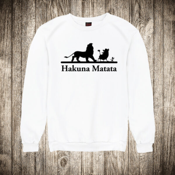 duks bez kapuljace boja bela slika kralj lavova hakuna matata lion king