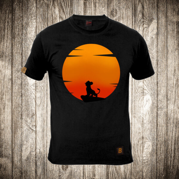 muska majica boja crna slika kralj lavova lavic lion king zalasak