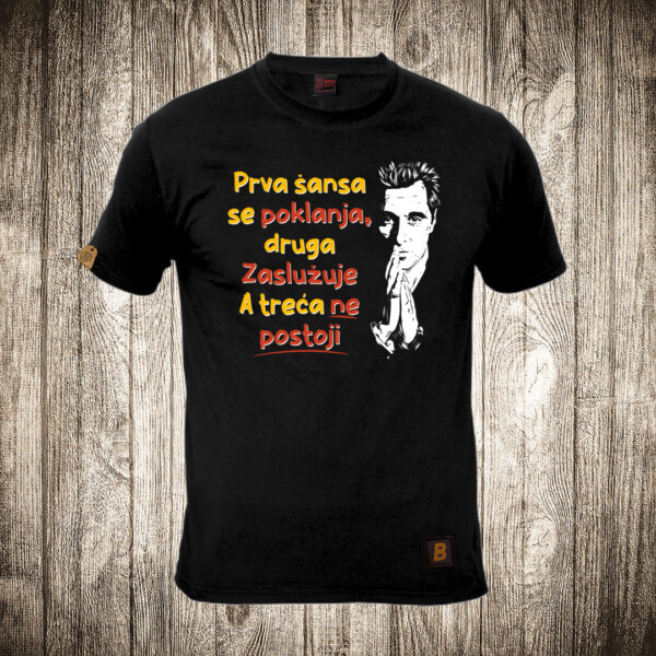 muska majica boja crna slika kum godfather sanse