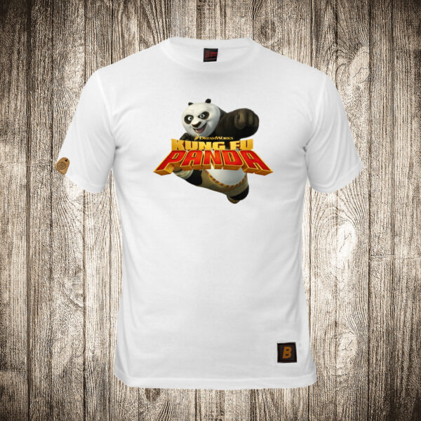 decija majica boja bela slika kung fu panda