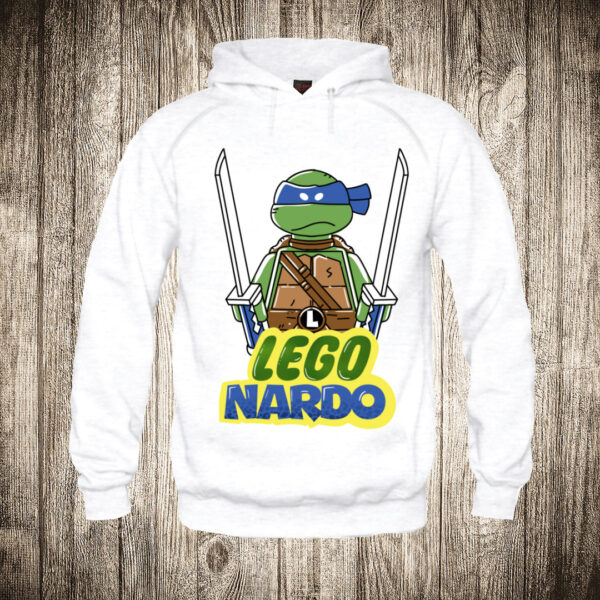 duks sa kapuljacom boja bela slika legonardo lego leonardo nindza kornjace ninja turttle