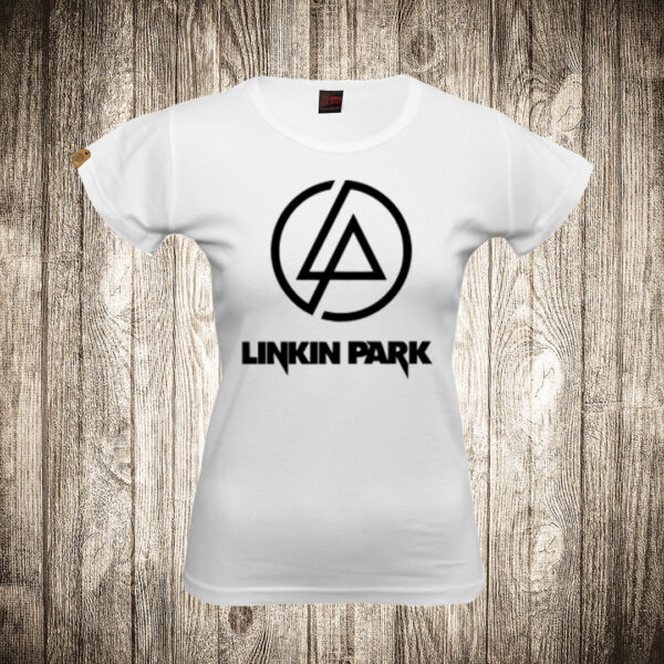 zenska majica boja bela slika linkin park 2