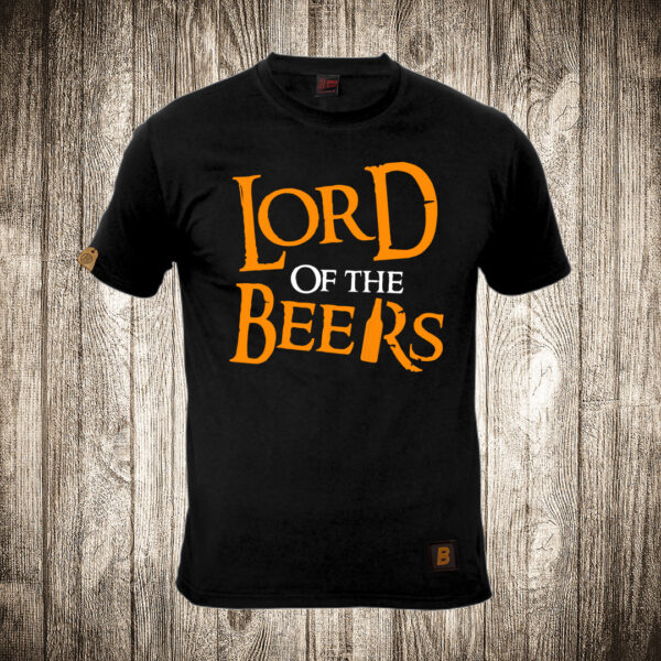 muska majica boja crna slika lord of the beers pivo