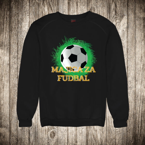 duks bez kapuljace boja crna slika majica za fudbal