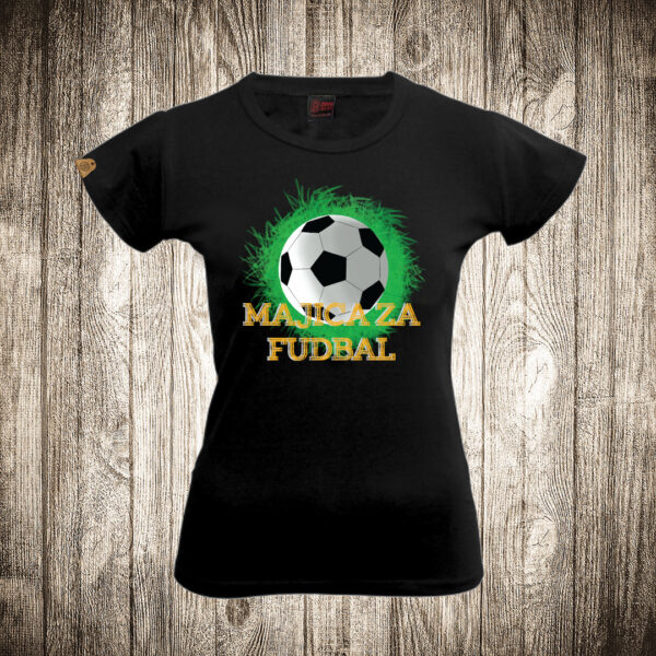 zenska majica boja crna slika majica za fudbal