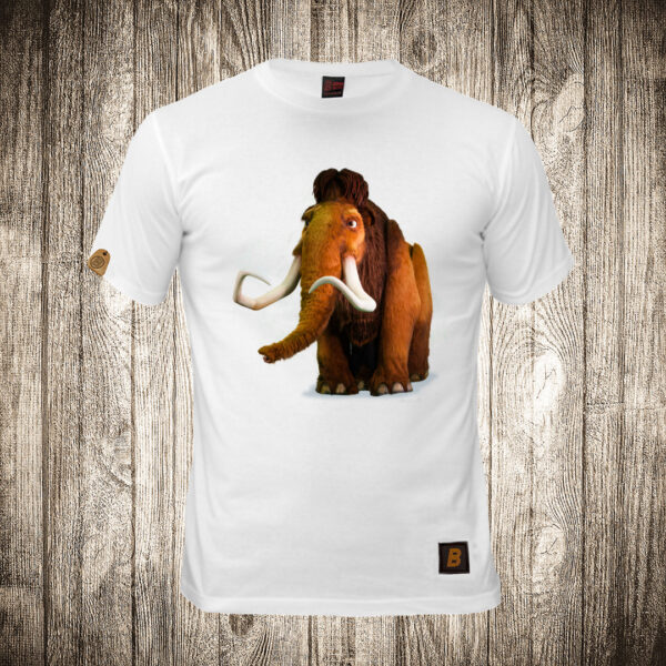 muska majica boja bela slika manny 2 ice age ledeno doba