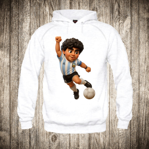deciji duks boja bela slika maradona 16 crtani