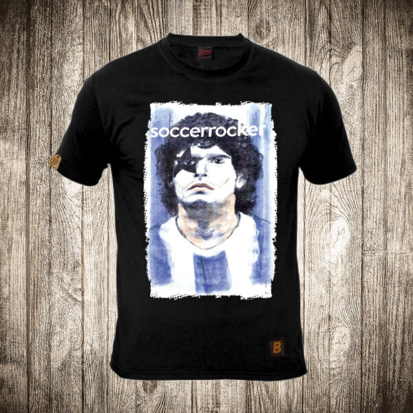 muska majica boja crna slika maradona 5