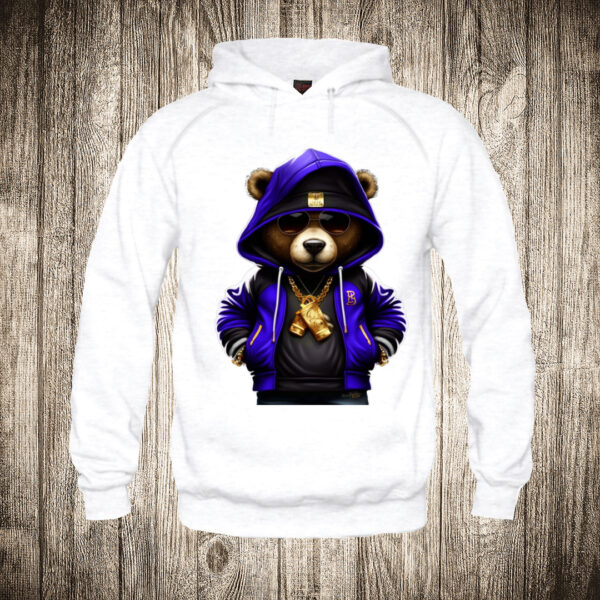 duks sa kapuljacom boja bela slika meda teddy bear 1 frajer