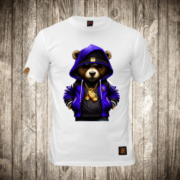 muska majica boja bela slika meda teddy bear 1 frajer