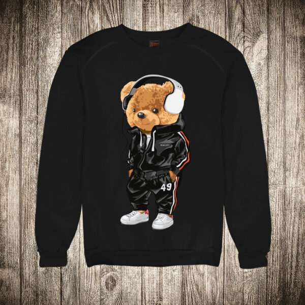 duks bez kapuljace boja crna slika meda teddy bear 10