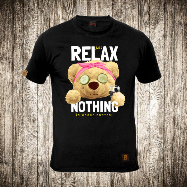 muska majica boja crna slika meda teddy bear 100 just