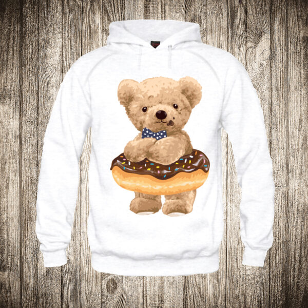 duks sa kapuljacom boja bela slika meda teddy bear 104 krofna