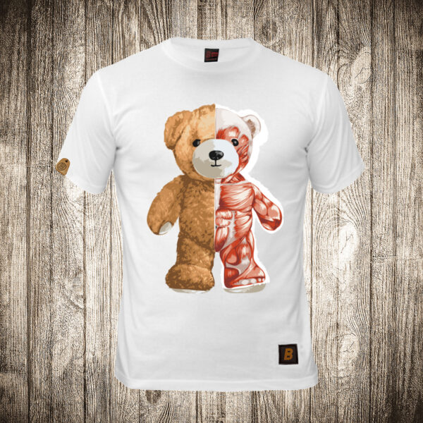 muska majica boja bela slika meda teddy bear 105 anatomija