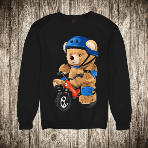 duks bez kapuljace boja crna slika meda teddy bear 106 mini bicikl